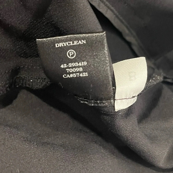 Ann Taylor Black Dress Office Pants Size 14 Nylon/Spandex Blend - Picture 9 of 10